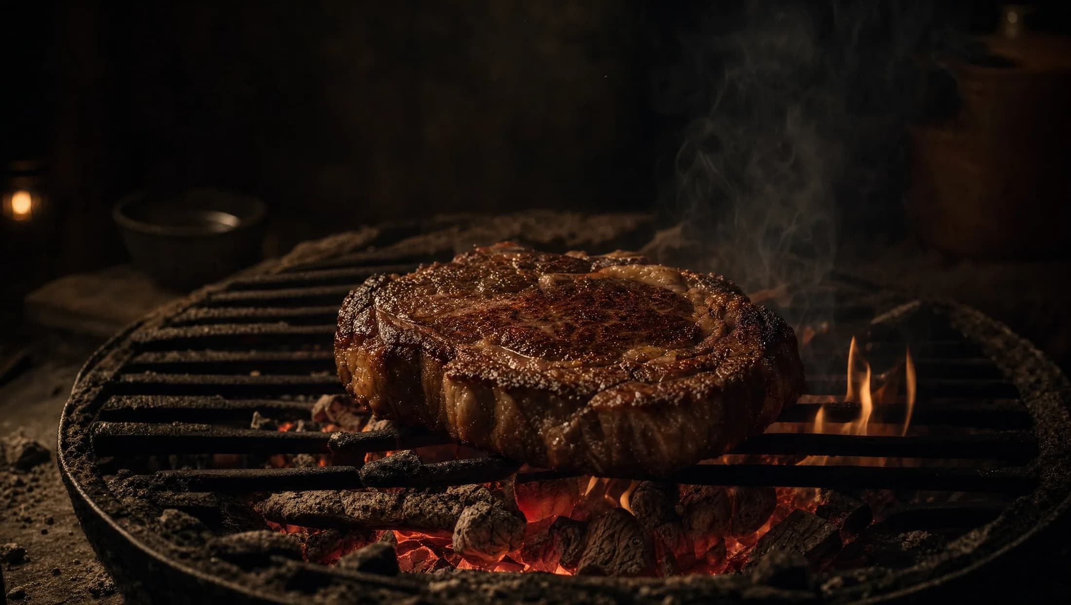 Bistecca a frollatura lunga sulla brace